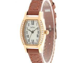 Roman Style Leather Braid Belt Watch